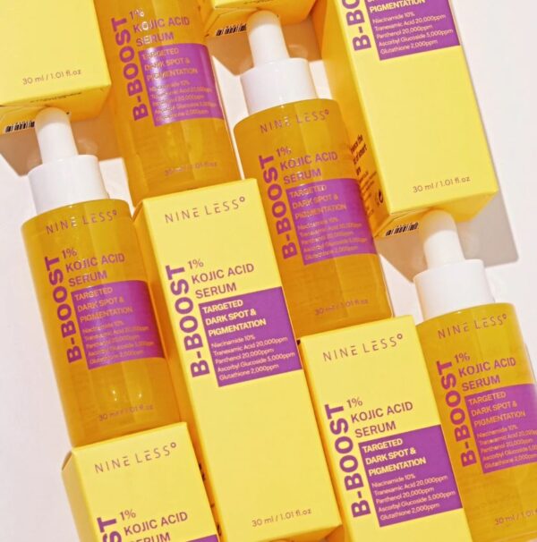 NINE LESS B-BOOST 1% KOJIC ACID SERUM - 30ML | ناين ليس سيروم كوجك اسيد 1% - Image 4
