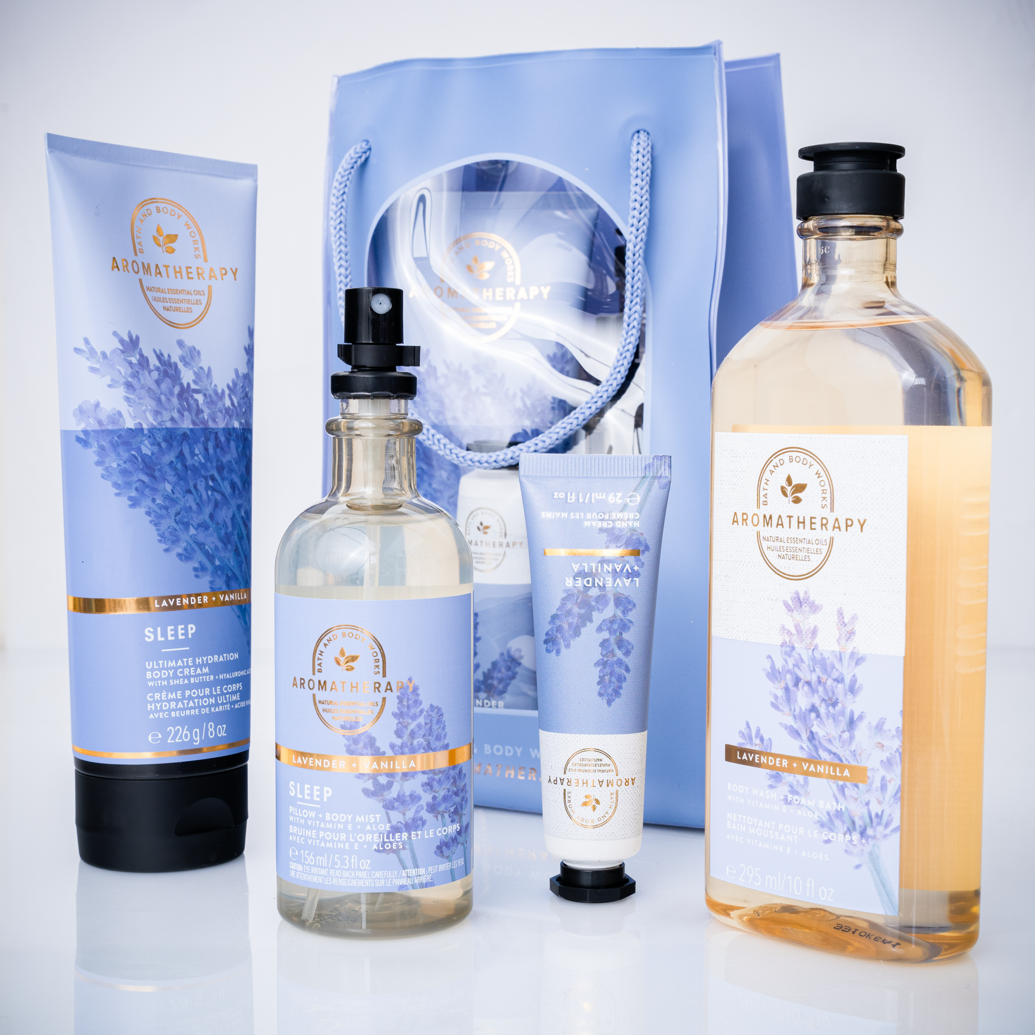 BATH AND BODY WORKS AROMATHERAPY SET باث اند بادي سيت العناية بالجسم