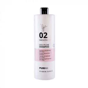 PURING 02 Smoothing Discipline Shampoo dry and treated hair 1L شامبو للشعر الجاف والمعالج