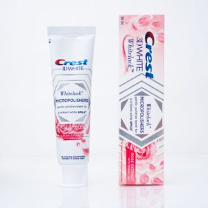 CREST 3D White Whitening Toothpaste Rose with Mineral Salt كرست معجون أسنان