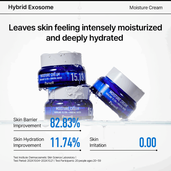 Parnell Squalane 15.13 Mineral Water Moisture Cream 50ml كريم ترطيب البشرة بمياه معدنية سكوالين - Image 4