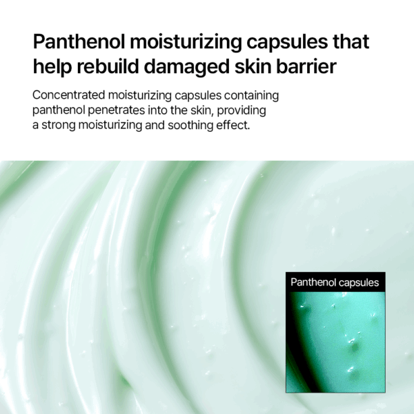 Parnell Panthenol 3.89 Heartleaf Calming Capsule Cream 50ml كريم تهدئة البشرة - Image 3