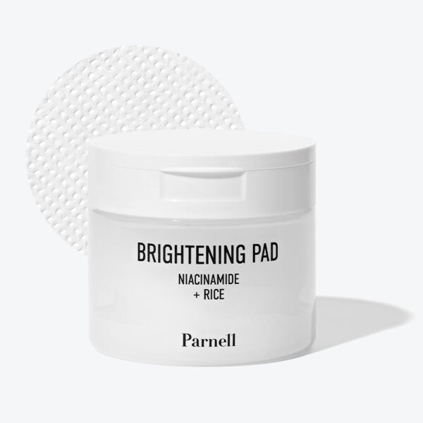 Parnell Niacinamide 1.56 Rice Brightening Pad (80pads) بادات تفتيح البشرة بالارز