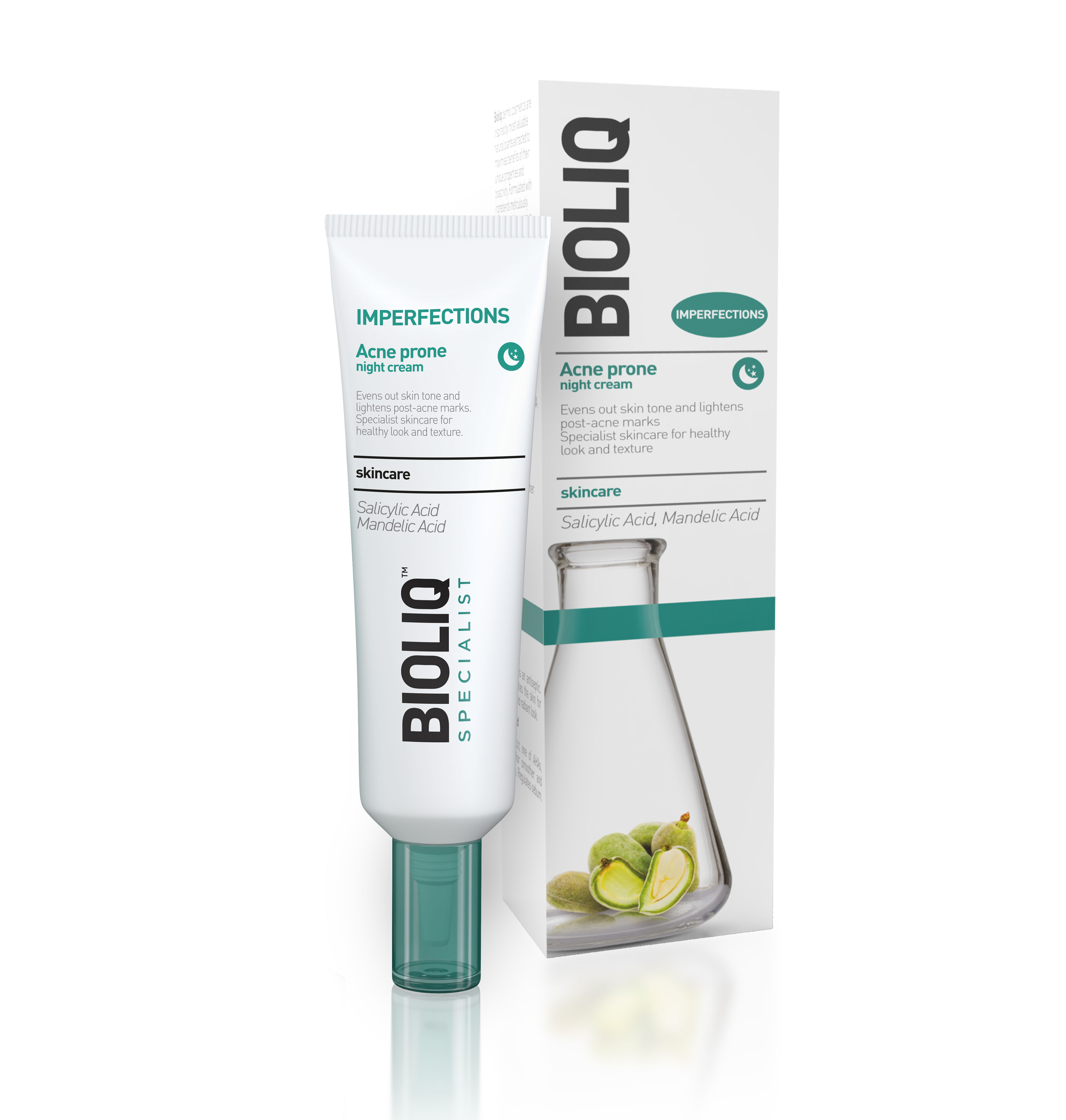 BIOLIQ NIGHT CREAM FOR Acne Prone SKIN 30ML بايوليك كريم ليلي معالج للحبوب