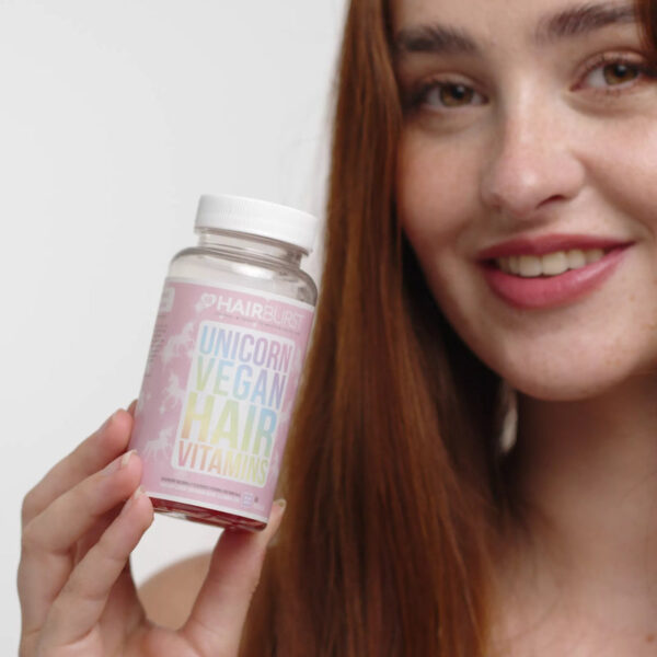 Hair burst Unicorn Vegan Hair Vitamins هير بيرست فيتامينات الشعر - Image 3