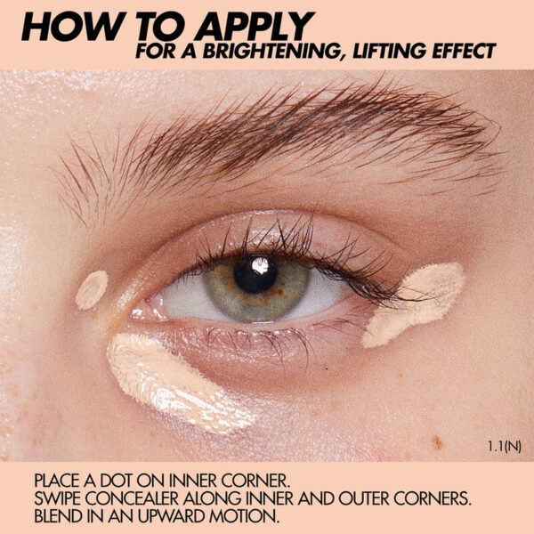 MAKE UP FOR EVER HD SKIN CONCEALER SMOOTH & BLUR UNDETECTABLE UNDER EYE CONCEALER ميك اب فور ايفر كونسيلر - Image 2