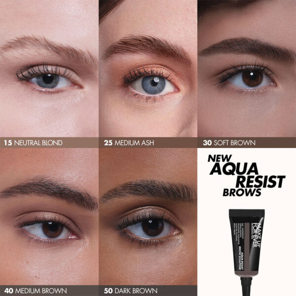 MAKE UP FOR EVER AQUA RESIST BROW SCULPTOR KIT  30 - Soft Brown ميك اب فور ايفر كت الحواجب - Image 3
