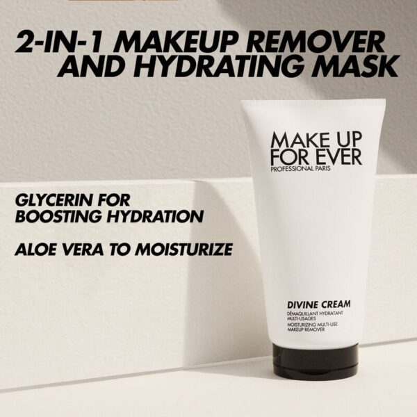 MAKE UP FOR EVER DIVINE CREAM MOISTURIZING MULTI-USE MAKEUP REMOVER ميك اب فور ايفر كريم مزيل مكياج - Image 3