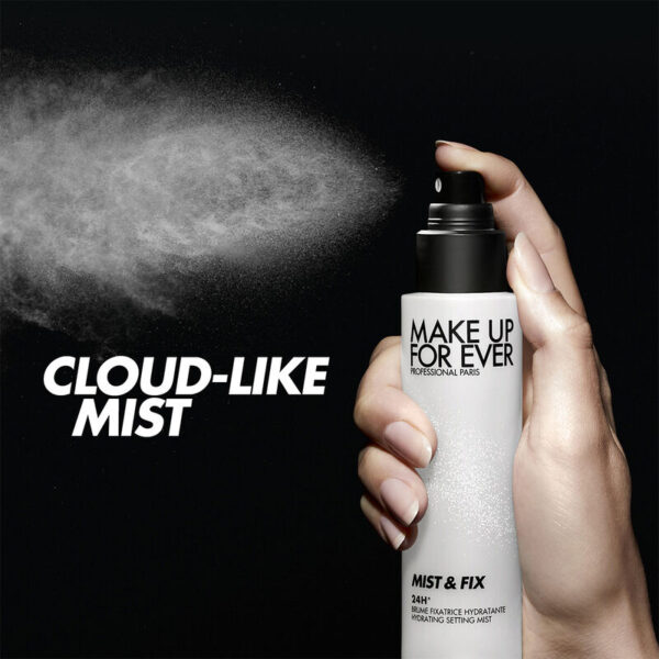 MAKE UP FOR EVER MIST & FIX 24HR HYDRATING SETTING SPRAY 100 ml مثبت مكياج مرطب - Image 3