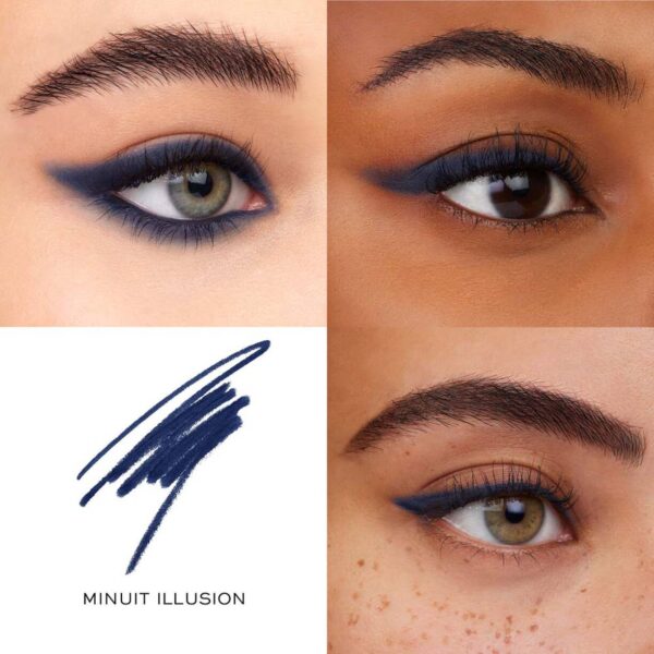 LANCÔME LE STYLO WATERPROOF EYELINER PENCIL 07 MINUIT ILLUSION لانكوم قلم تحديد العيون - Image 2