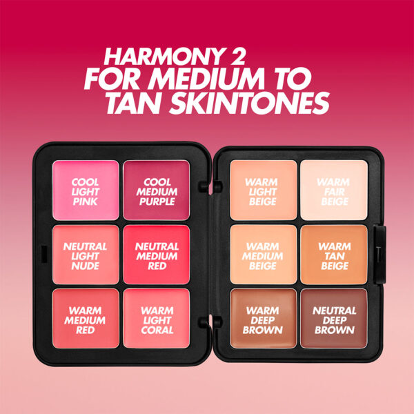 MAKE UP FOR EVER HD Skin Face Essentials Palette-Harmony 2 - Medium باليت متكامل للبشرة - Image 3