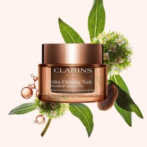 CLARINS Extra-Firming [COLLAGEN]³ TECHNOLOGY Lifting effect Night Cream - All Skin Types كلارنس كريم ليلي لشد البشرة لجميع أنواع البشرة