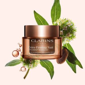 CLARINS Extra-Firming [COLLAGEN]³ TECHNOLOGY Lifting effect Night Cream - Dry Skin كلارنس كريم ليلي لشد البشرة للبشرة الجافة