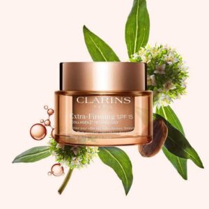 CLARINS Extra-Firming [COLLAGEN]³ TECHNOLOGY Lifting effect Day Cream SPF 15- All Skin Types كلارنس كريم نهاري مع عامل حماية من أشعة الشمس لشد البشرة لجميع أنواع البشرة