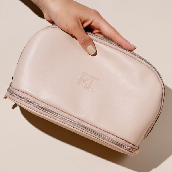Real Techniques New Nudes Uncovered Bag ريل تكنيك حقيبة لحفظ فرش المكياج - Image 4