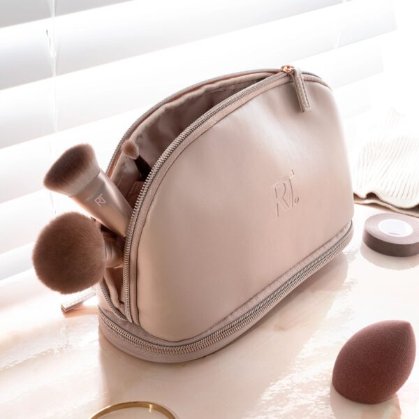 Real Techniques New Nudes Uncovered Bag ريل تكنيك حقيبة لحفظ فرش المكياج - Image 6