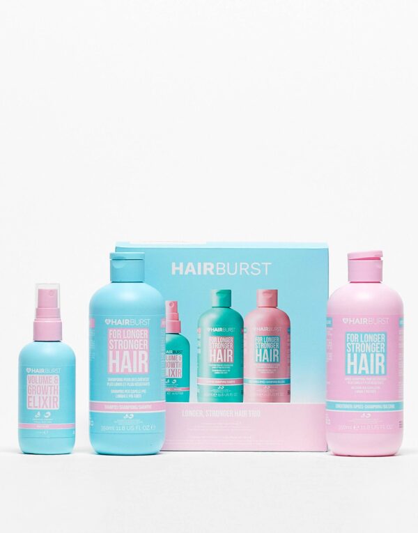 HAIR BURST Longer, Stronger Hair Trio مجموعة معالجة للشعر - Image 2