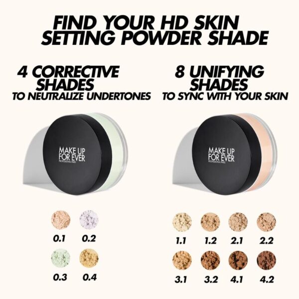 MAKE UP FOR EVER HD SKIN SETTING POWDER بودرة تثبيت البشرة - Image 4