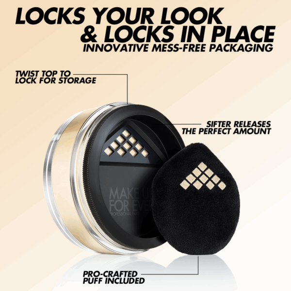 MAKE UP FOR EVER HD SKIN SETTING POWDER بودرة تثبيت البشرة - Image 5