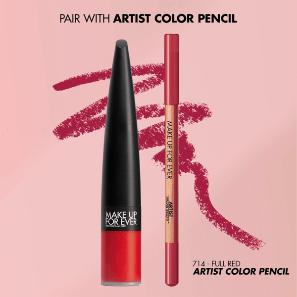 MAKE UP FOR EVER ROUGE ARTIST FOR EVER MATTE 24HR LIQUID LIP & CHEEK PIGMENT أحمر شفاه وللخدود يدوم طول اليوم - Image 6