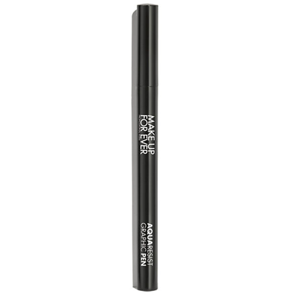 MAKE UP FOR EVER AQUA RESIST GRAPHIC PEN 24HR WATERPROOF INTENSE EYELINER-1 Black قلم لاينر سواد فاحم مقاوم للماء - Image 2