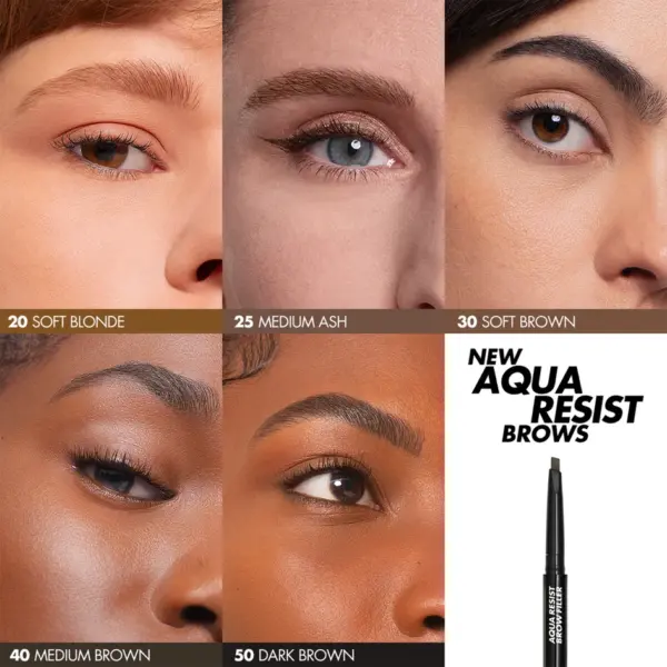 MAKE UP FOR EVER Aqua Resist Brow Filler قلم تحديد الحواجب المبتكر - Image 2