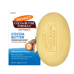 Palmer's Cocoa Butter Formula with Vitamin E, Daily Skin Therapy Cream Soap تركيبة زبدة الكاكاو من بالمرز مع فيتامين هـ، صابون كريم العلاج اليومي للبشر