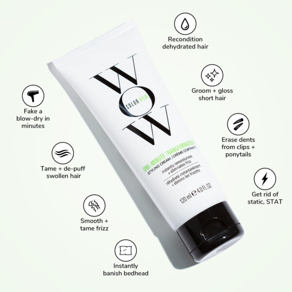COLOR WOW One-Minute Transformation Styling Cream 50ml كريم تصفيف الشعر في دقيقة واحدة - Image 4