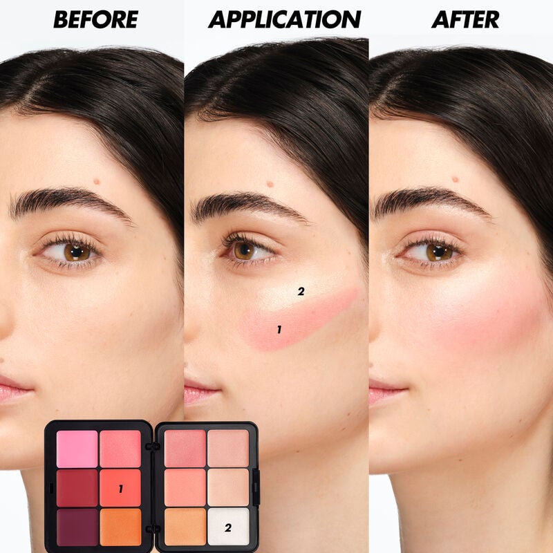 MAKE UP FOR EVER HD SKIN BLUSH & GLOW PALETTE ميكاب فور أيفر باليت أحمر خدود وأظاءة للبشرة - Image 4