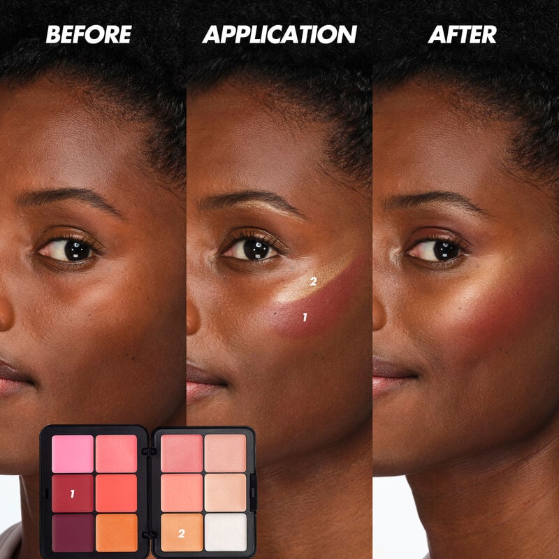 MAKE UP FOR EVER HD SKIN BLUSH & GLOW PALETTE ميكاب فور أيفر باليت أحمر خدود وأظاءة للبشرة - Image 5