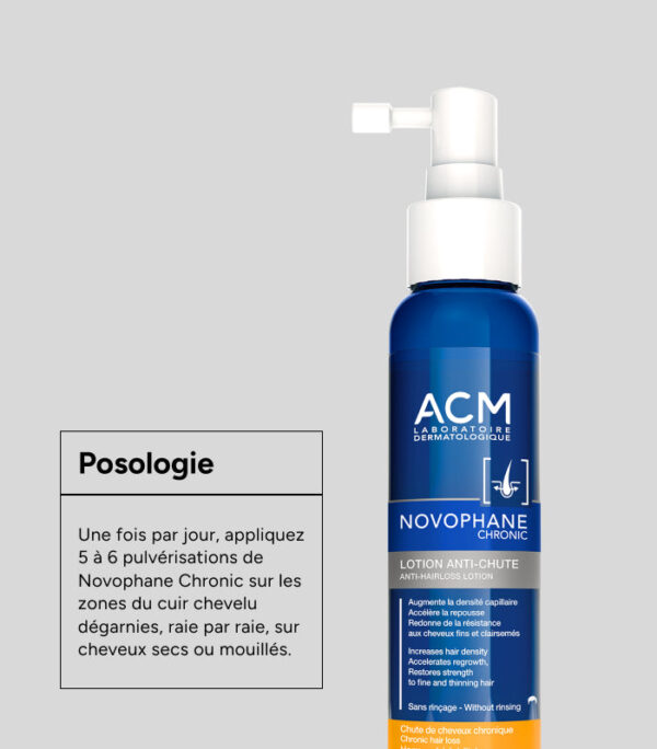 ACM Novophane Chronic anti-hair loss lotion لوسن مضاد لتساقط الشعر - Image 5