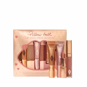 CHARLOTTE TILBURY PILLOW TALK LIP & CHEEK SECRETS SETشارلوت مجموعة هدايا