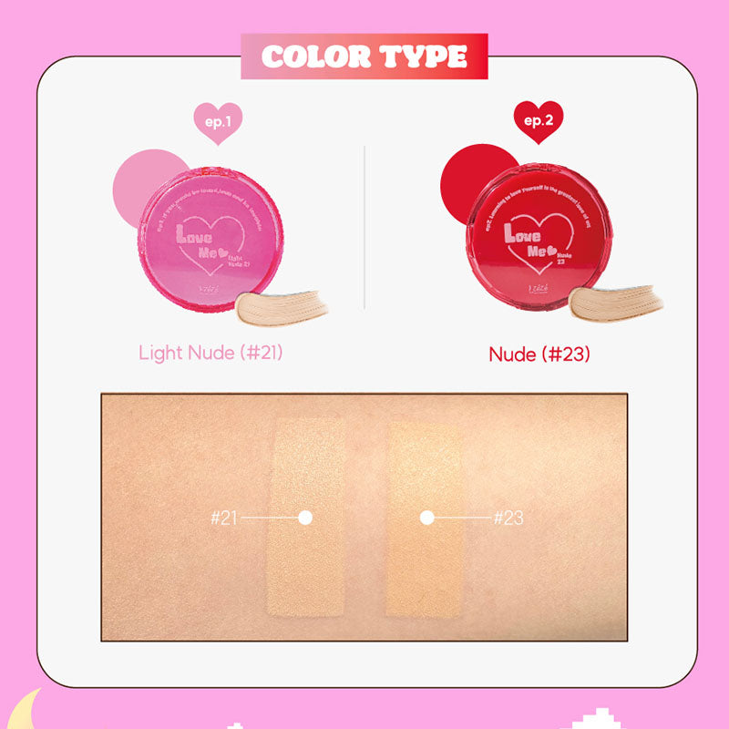 IZEZE Love Me Cushion SPF50+ PA++++ كريم أساس مع نسبة حماية من أشعة شمس - Image 2