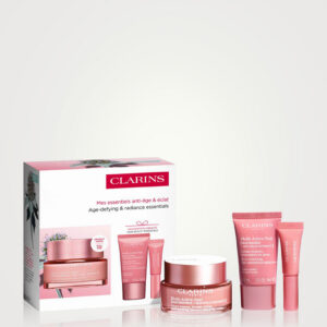 CLARINS Multi-Active Collection - Age-Defying & Radiance Essentials مجموعة كلارنس متعددة الاستخدامات - أساسيات مقاومة علامات التقدم في السن وإشراقة البشرة