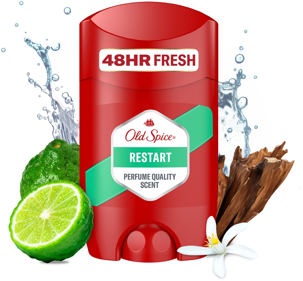 Old Spice Restart Antiperspirant Deodorant Stick 50ml أولد سبايس مانع تعرق - Image 2