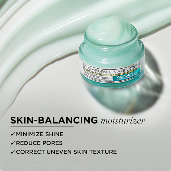 IT Cosmetics CONFIDENCE IN A GEL CREAM OIL-FREE MOISTURIZER 60ml الثقة في كريم الجل المرطب الخالي من الزيوت - Image 3