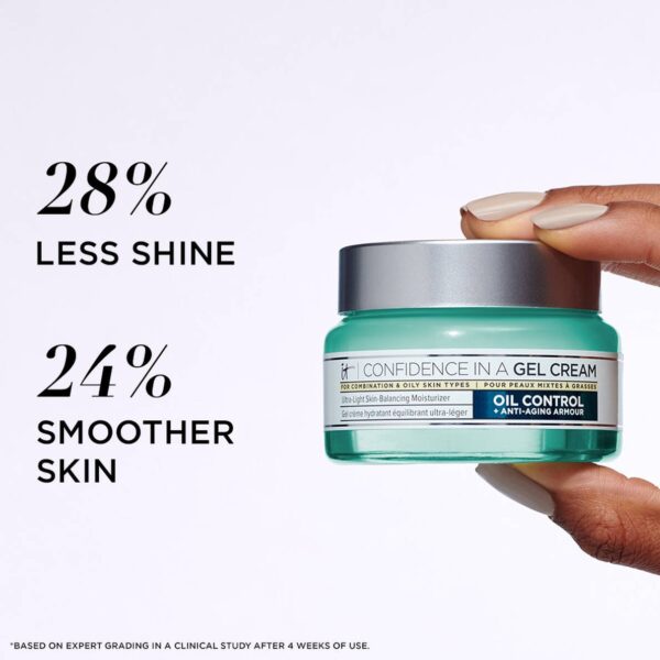 IT Cosmetics CONFIDENCE IN A GEL CREAM OIL-FREE MOISTURIZER 60ml الثقة في كريم الجل المرطب الخالي من الزيوت - Image 5