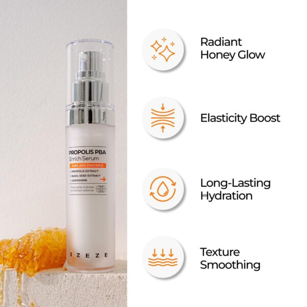 IZEZE PROPOLIS PBA Enrich Serum- 30ml سيروم معالج للبشرة - Image 5