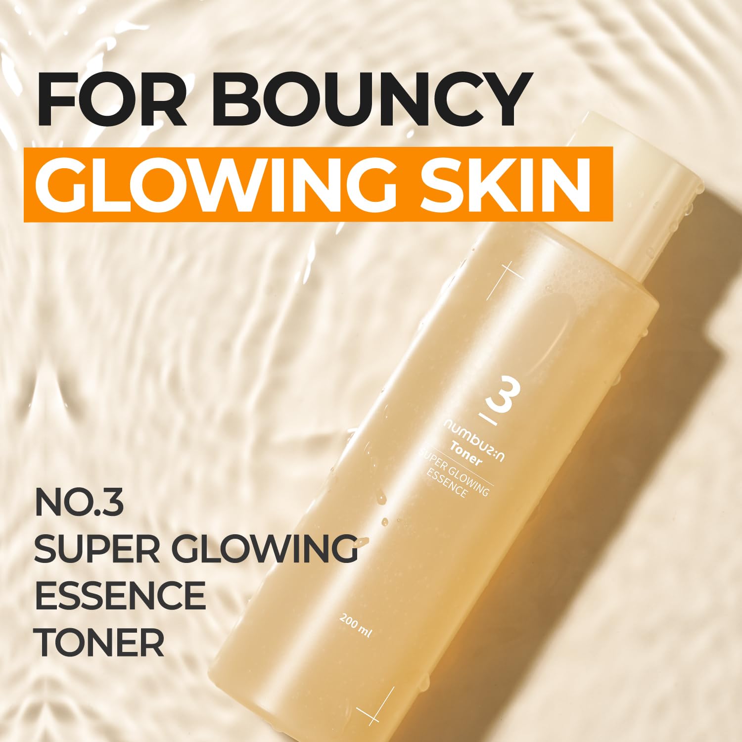 Numbuzin No.3 Toner Super Glowing Essence Toner تونر للبشرة - Image 3