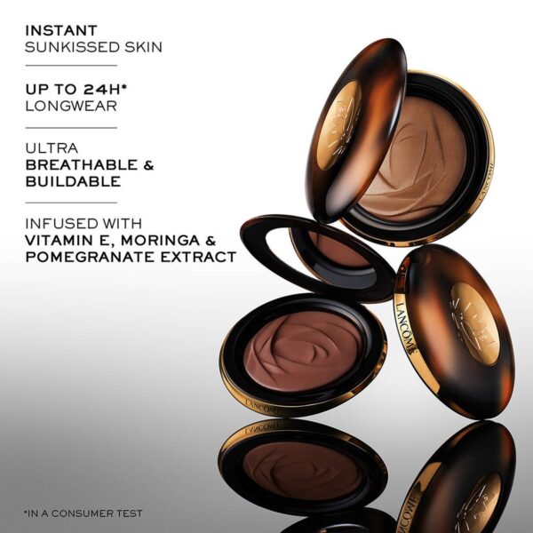 LANCÔME TEINT IDOLE ULTRA WEAR SKIN TRANSFORMING POWDER BRONZER 05 Tan لانكوم برونزر باودر - Image 3
