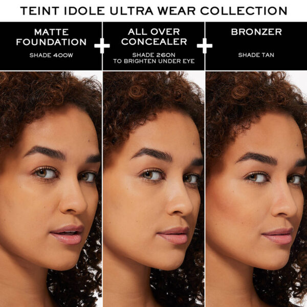 LANCÔME TEINT IDOLE ULTRA WEAR SKIN TRANSFORMING POWDER BRONZER 05 Tan لانكوم برونزر باودر - Image 5