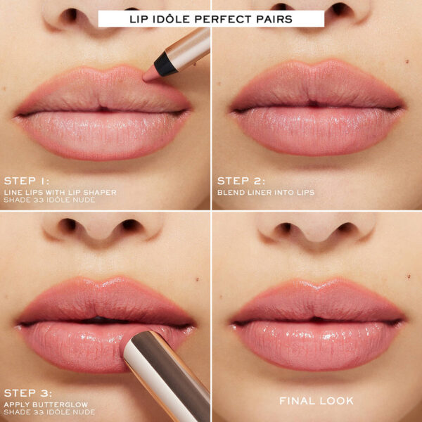 LANCOME Idôle Lip Shaper  8H Wear Lip Pencil - 33 IDOLE NUDE لانكوم محدد للشفاه - Image 6