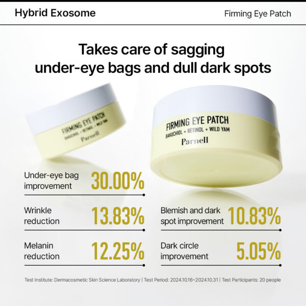 Parnell Parnell BAKUCHIOL RETINOL WILD YAM FIRMING EYE PATCH رقعة بارنيل لشدّ منطقة العين - Image 3