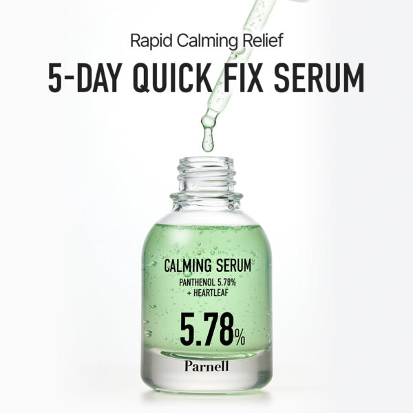 Parnell Panthenol 5.78 Heartleaf Calming Serum 30ml سيروم مهدئ للبشرة - Image 3