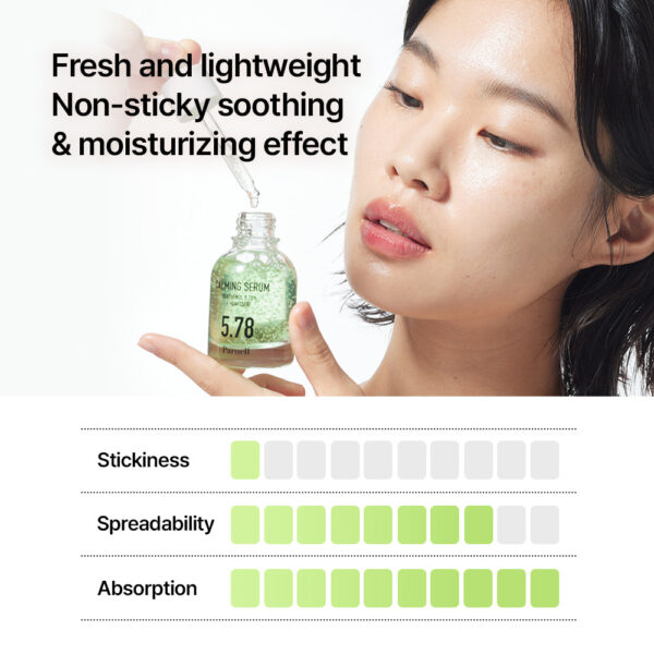 Parnell Panthenol 5.78 Heartleaf Calming Serum 30ml سيروم مهدئ للبشرة - Image 6