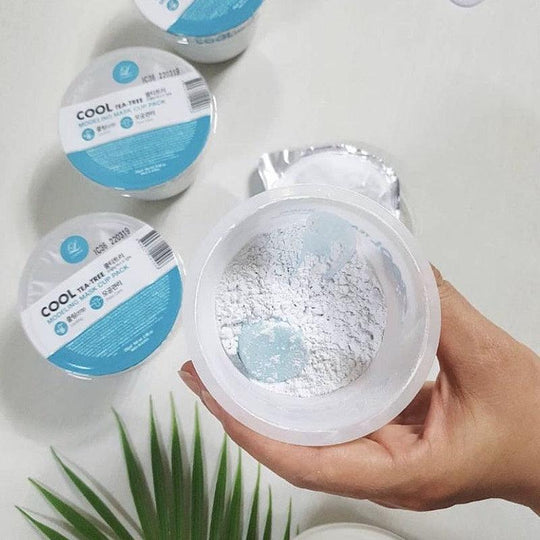 LINDSAY Modelling Rubber Mask Cup Pack - Cool Tea Tree ماسك معالج للبشرة - Image 2