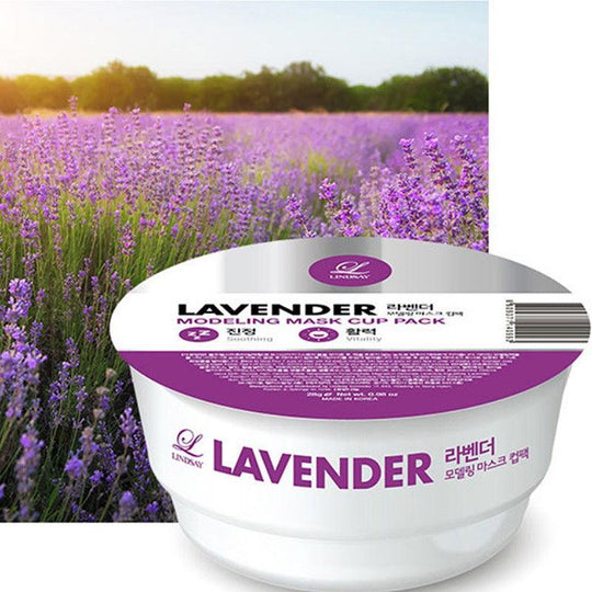 LINDSAY Modelling Rubber Mask Cup Pack - Lavender ماسك معالج للبشرة - Image 2