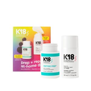 K18 Biomimetic Hairscience Prep + Repair at Home Duo ثنائي اصلاح الشعر في المنزل