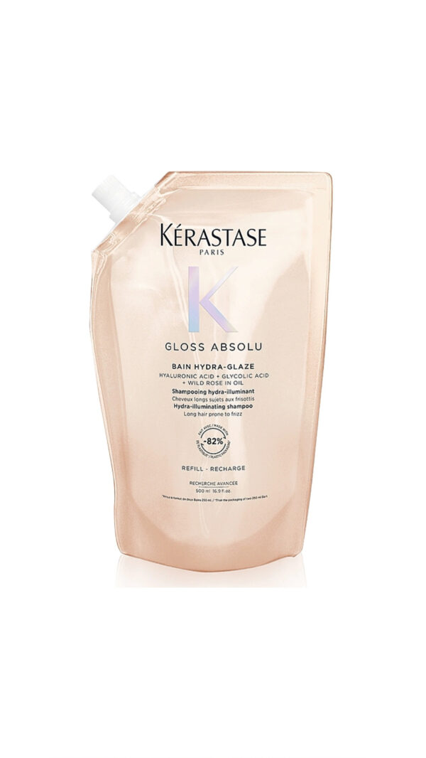 Kérastase Gloss Absolu Hydra-Illuminating Shampoo 500ML REFILL POUCH كريستاس شامبو أعادة تعبئة