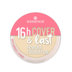 ESSENCE 16h COVER & last POWDER FOUNDATION باودر فونديشن للبشرة